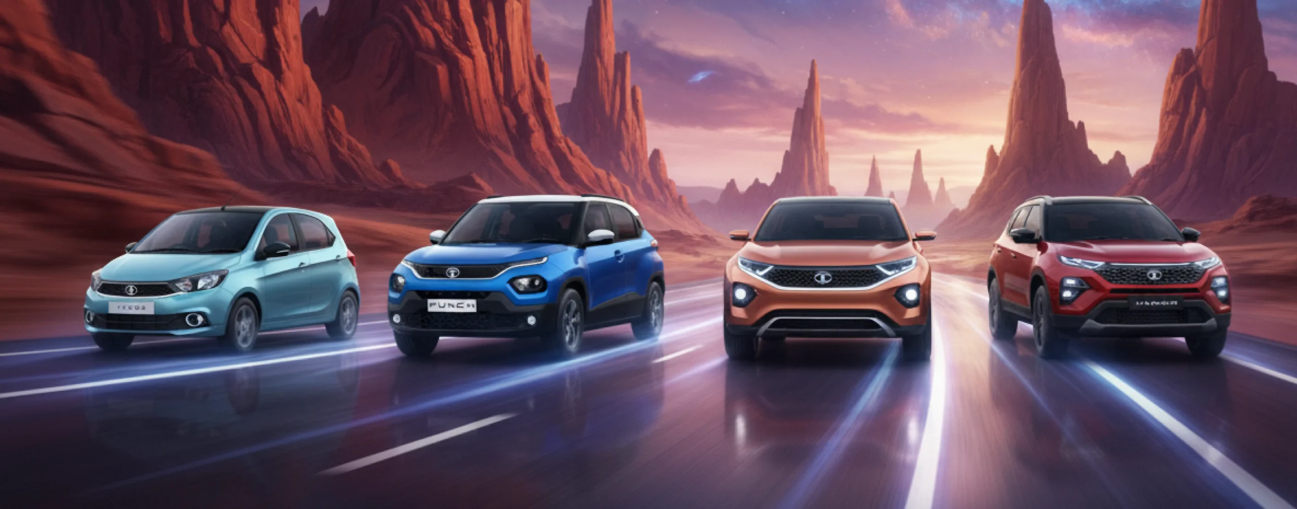 Specials - a picture of the Tata range